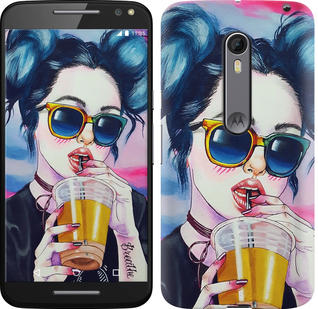 

Чохол Арт-дівчина в окулярах на Motorola Moto X Style 247230