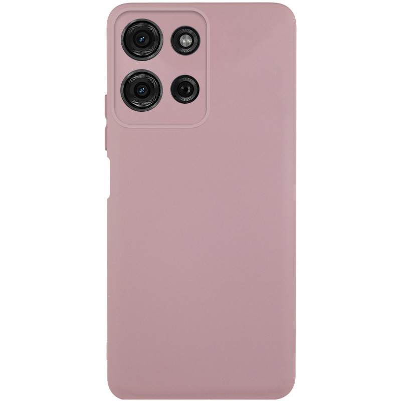 Чехол Silicone Cover Lakshmi Full Camera (AA) для Motorola Moto G75 5G (Розовый / Pink Sand)