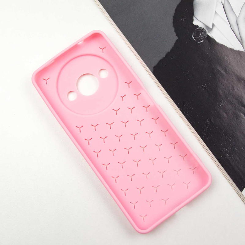 Фото Чохол TPU Honeycomb на Xiaomi Redmi A3 (Рожевий / Light pink) в маназині vchehle.ua