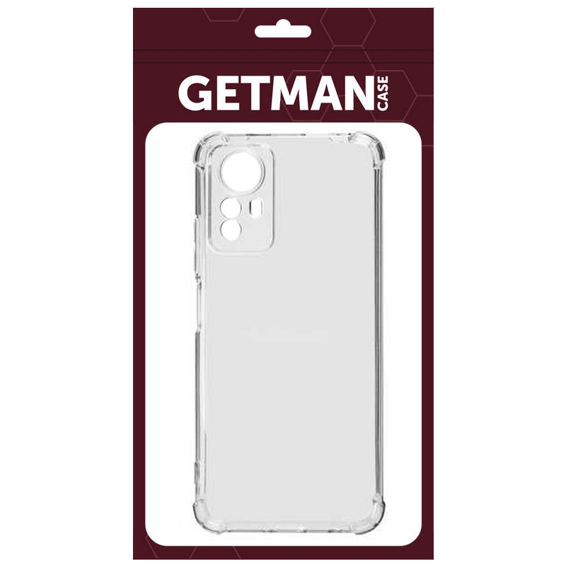 Фото TPU чехол GETMAN Ease logo усиленные углы Full Camera для Xiaomi Redmi Note 12S (Бесцветный (прозрачный)) в магазине vchehle.ua