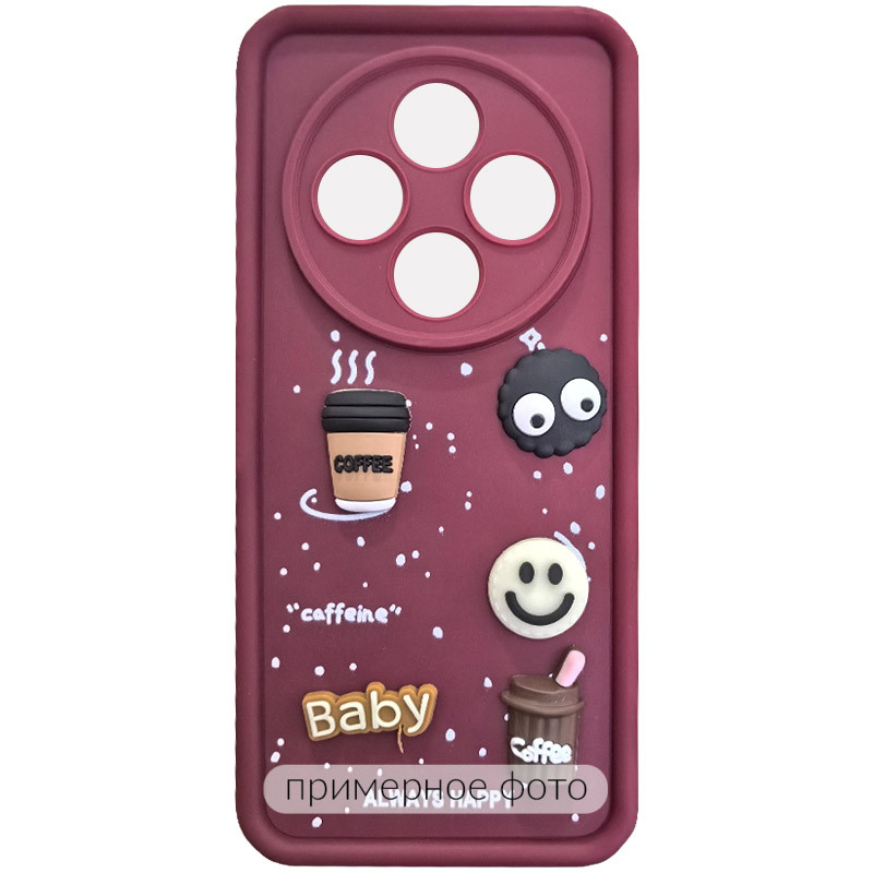 Чехол TPU Toys Case для Xiaomi Redmi 14C / Poco C75 (Red / Always Happy)