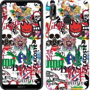 

Чехол Many different logos для Huawei P20 Lite 689114