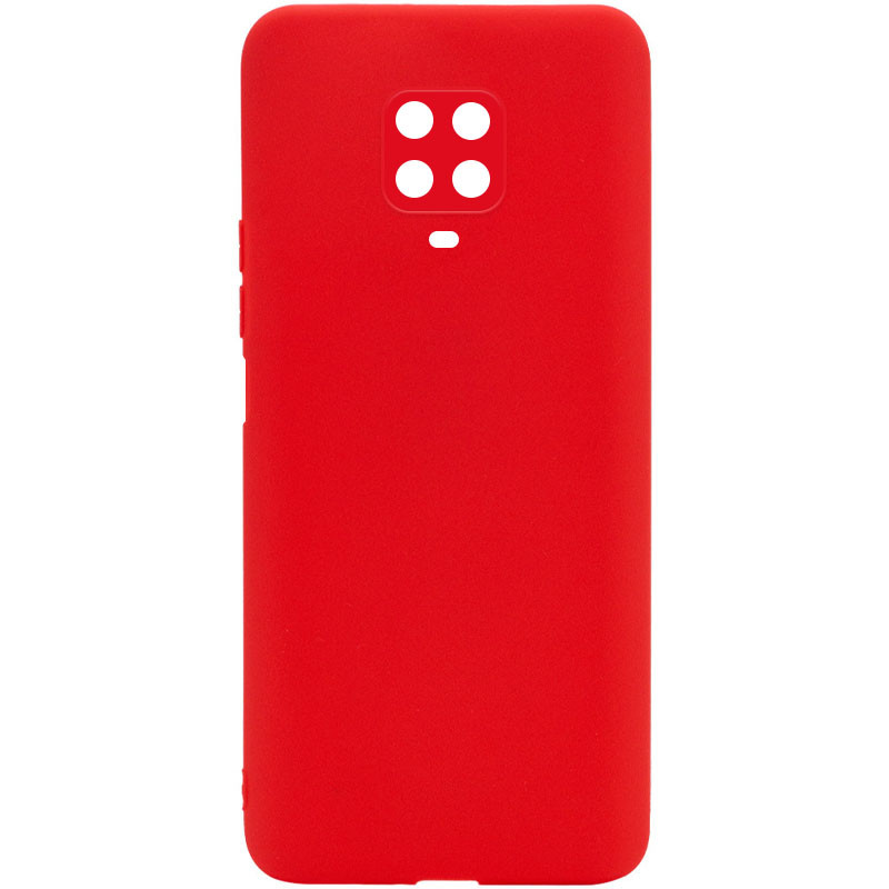 Силиконовый чехол Candy Full Camera для Xiaomi Redmi Note 9s / Note 9 Pro / Note 9 Pro Max (Красный / Red)