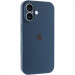 Чехол Silicone Case Full Camera Protective (AA) для Apple iPhone 16 (6.1") (Синий / Abyss Blue)