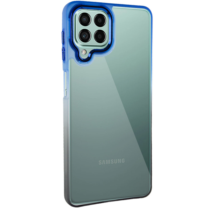 Чохол TPU+PC Fresh sip series на Samsung Galaxy M53 5G (Чорний / Синій)