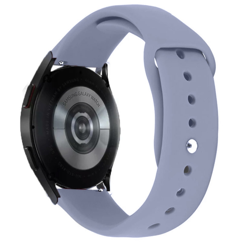 Силиконовый ремешок Sport для Smart Watch 22mm (Серый / Lavender Gray)