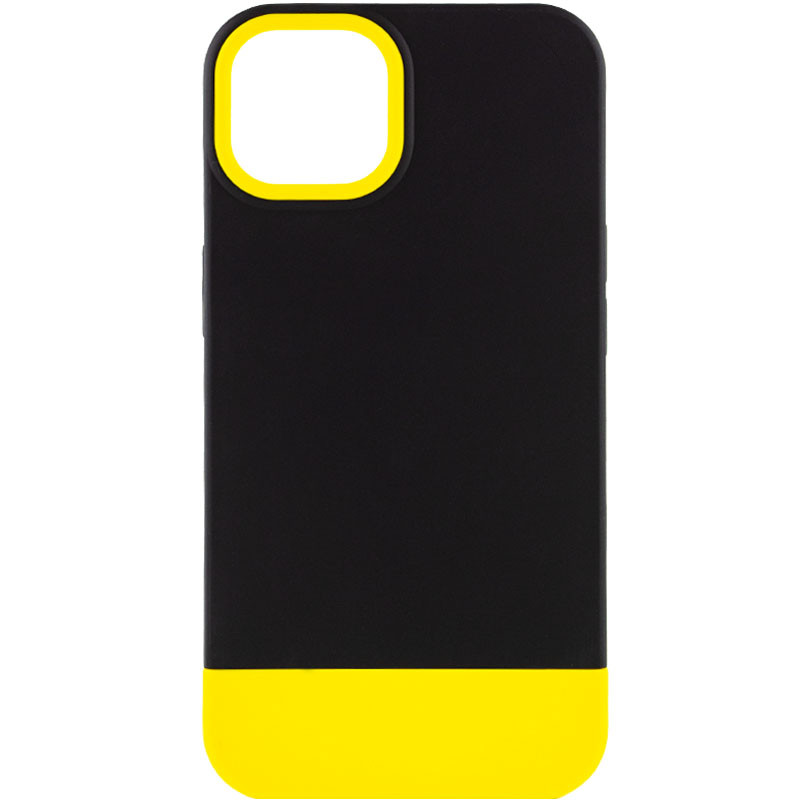 Чохол TPU+PC Bichromatic на Apple iPhone 11 (6.1") (Black / Yellow)