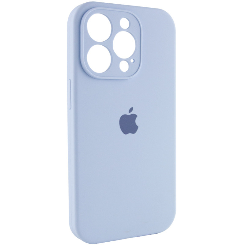 Фото Чохол Silicone Case Full Camera Protective (AA) на Apple iPhone 14 Pro Max (6.7") (Блакитний / Lilac Blue) на vchehle.ua