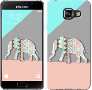 

Чехол Узорчатый слон для Samsung Galaxy A3 (2016) A310F 224542