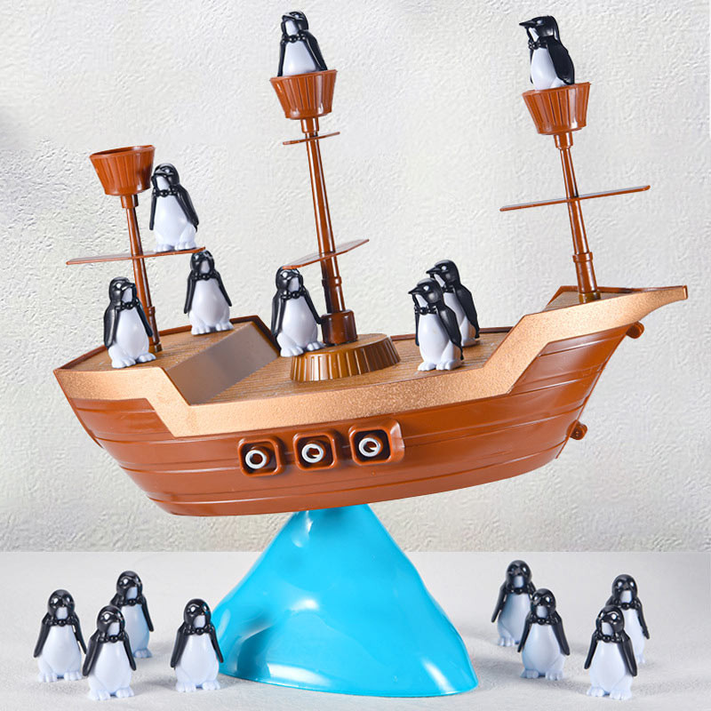 Купити Настільна інтерактивна ігра Ummi 707-61 Pirate Boat Balancing Game (Brown) на vchehle.ua