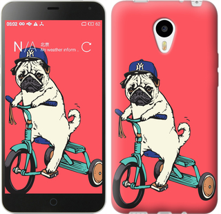 

Чохол Мопс на велосипеді на Meizu M1/M1 mini 87752