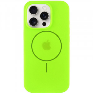 Чохол Silicone Case Full Protective (AA) with Magnetic Safe на Apple iPhone 15 Pro Max (6.7")