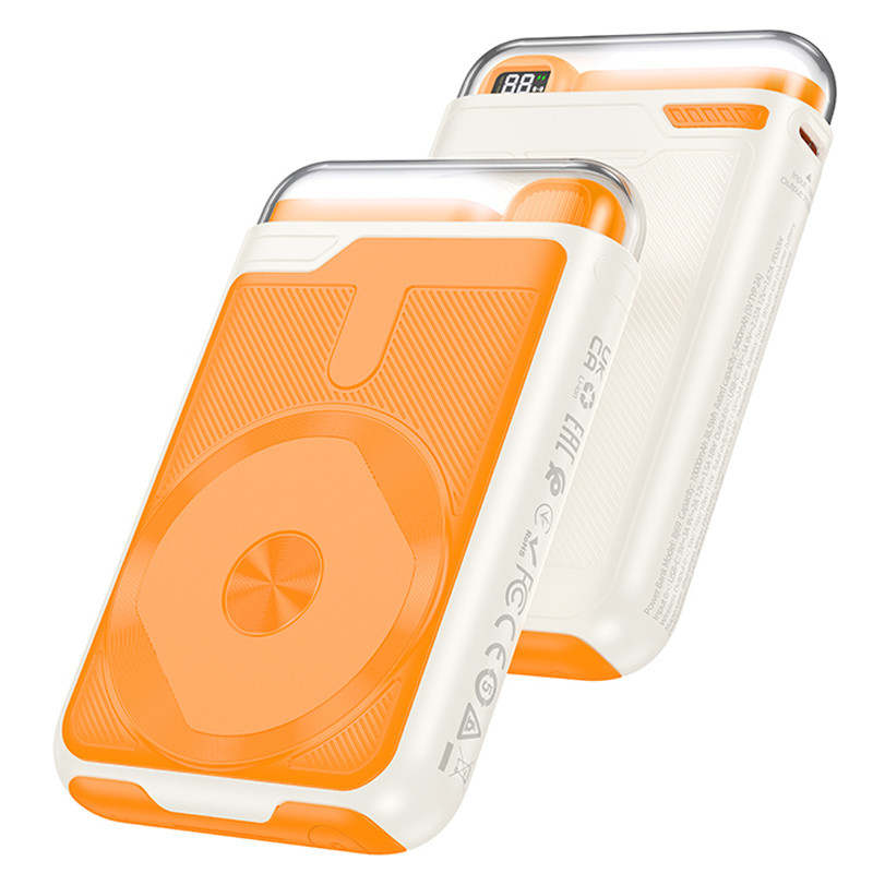 Портативне ЗП Power Bank BOROFONE BJ69 Skillful PD20W зі БЗП 10000 mAh (Milky White)