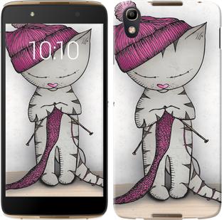 

Чехол Кошка рукодельница для Alcatel idol 4 584490