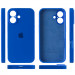 Заказать Чехол Silicone Case Full Camera Protective (AA) для Apple iPhone 16 (6.1") (Синий / Capri Blue) на vchehle.ua