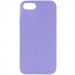 Чехол Silicone Case Full Protective (AA) NO LOGO для Apple iPhone SE (2020) (Сиреневый / Dasheen)