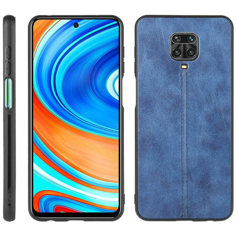 

Шкіряний чохол Line для Xiaomi Redmi Note 9 Pro (Синій) 908798