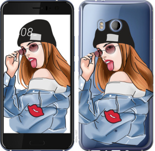 

Чохол Дівчина v3 на HTC U11 842819