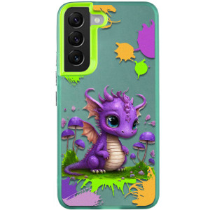 TPU+PC чехол TakiTaki Graffiti magic glow для Samsung Galaxy S22