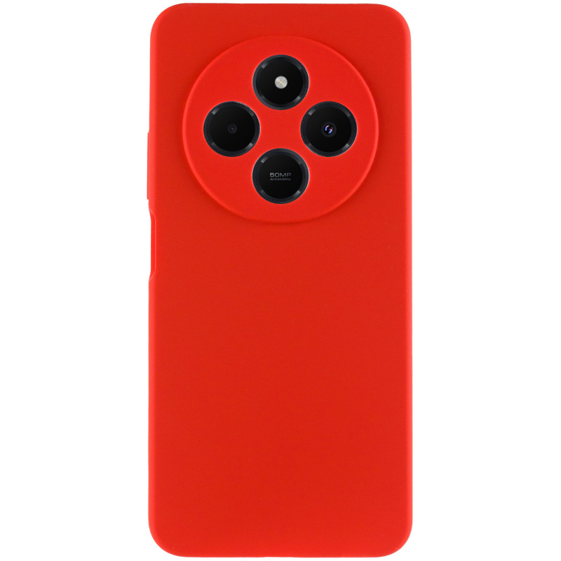 Фото Чохол Silicone Cover Lakshmi Full Camera (AAA) на Xiaomi Redmi 14C (Червоний / Red) в маназині vchehle.ua