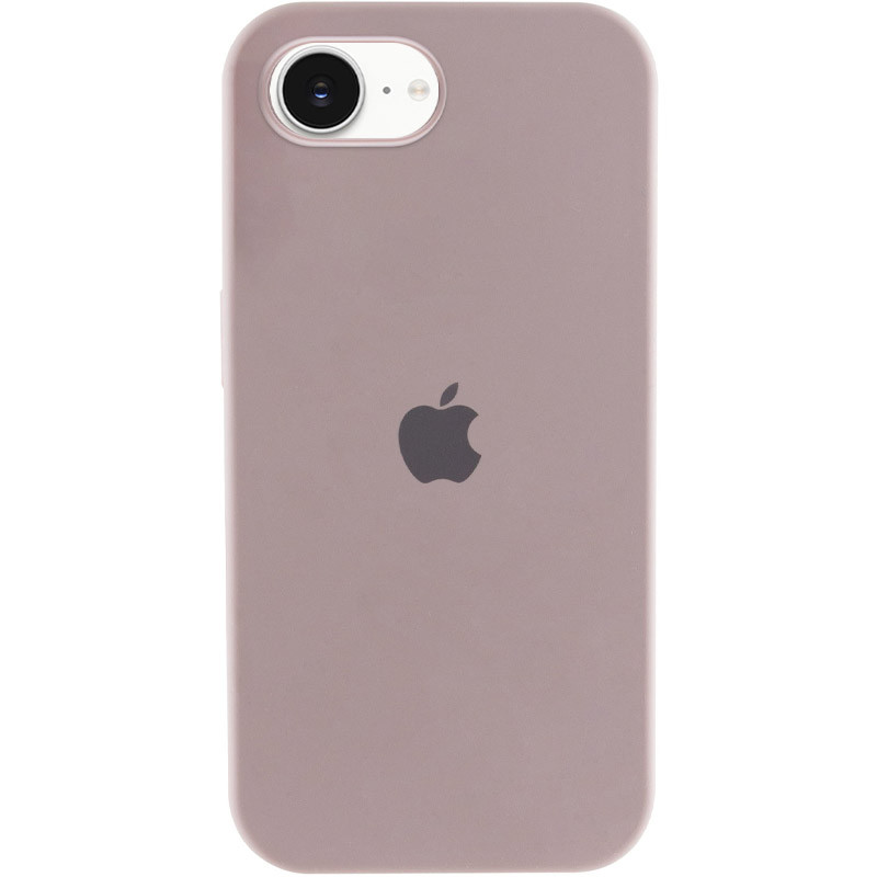 Чехол Silicone Case Full Protective (AA) для Apple iPhone 16e (6.1") (Серый / Lavender)