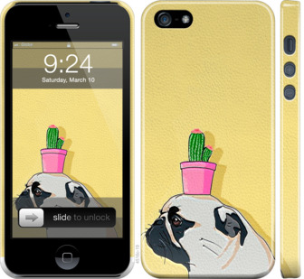 

Чохол Мопс з кактусом для iPhone 5 795312