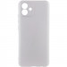 Чехол TPU GETMAN Liquid Silk Full Camera для Samsung Galaxy A07 (Серый / Lavender)