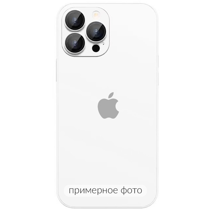 Чохол TPU+Glass Sapphire matte case на Apple iPhone 12 (6.1") (Pearly White)