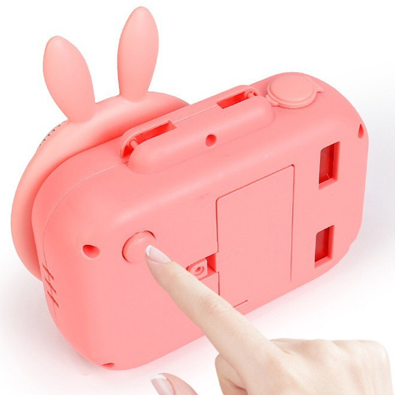 Фото Фотокамера-генератор мильних бульбашок 9996 Children's camera (Rabbit / Pink) на vchehle.ua