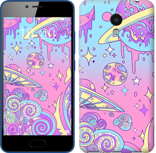 

Чехол Розовая галактика для Meizu M5c 633479