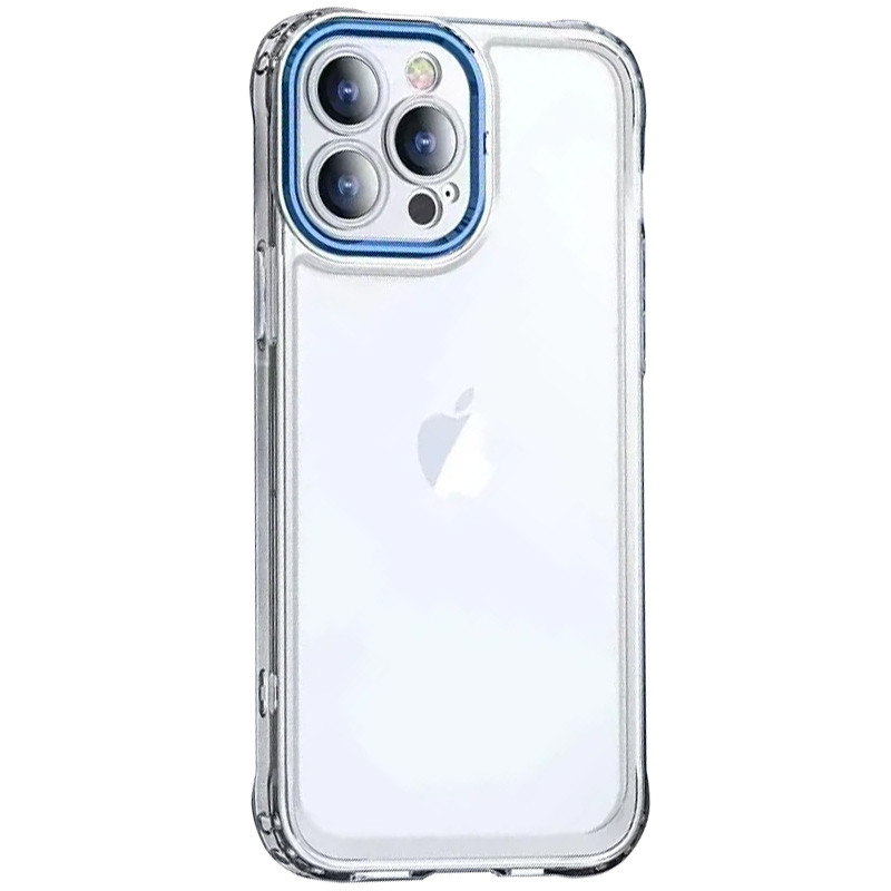 TPU+PC чохол ColorCam на Apple iPhone 12 Pro Max (6.7") (Прозорий / Синій)