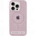 Чехол Silicone Case Full Protective (AA) with Magnetic Safe для Apple iPhone 15 Plus (6.7") (Розовый / Pink Sand)