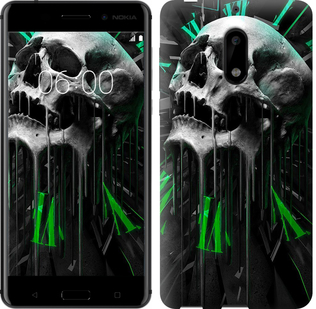 

Чехол Череп-часы для Nokia 6 645154