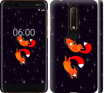 

Чехол Лисички в космосе для Nokia 6.1 870557