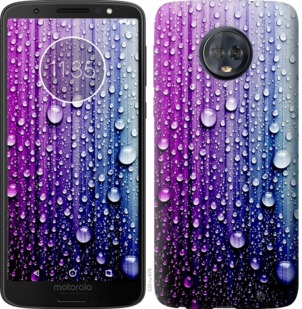 Чехол Капли воды для Motorola Moto G6 Plus
