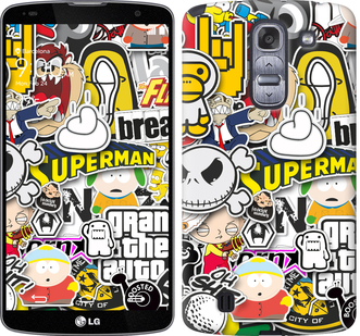 

Чехол Popular logos для LG G Pro 2 D838 627970