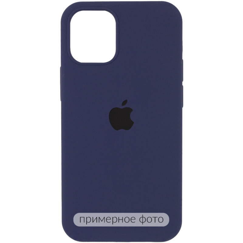 Чохол Silicone Case Full Protective (AA) на Apple iPhone 16 (6.1") (Темний Синій / Midnight Blue)