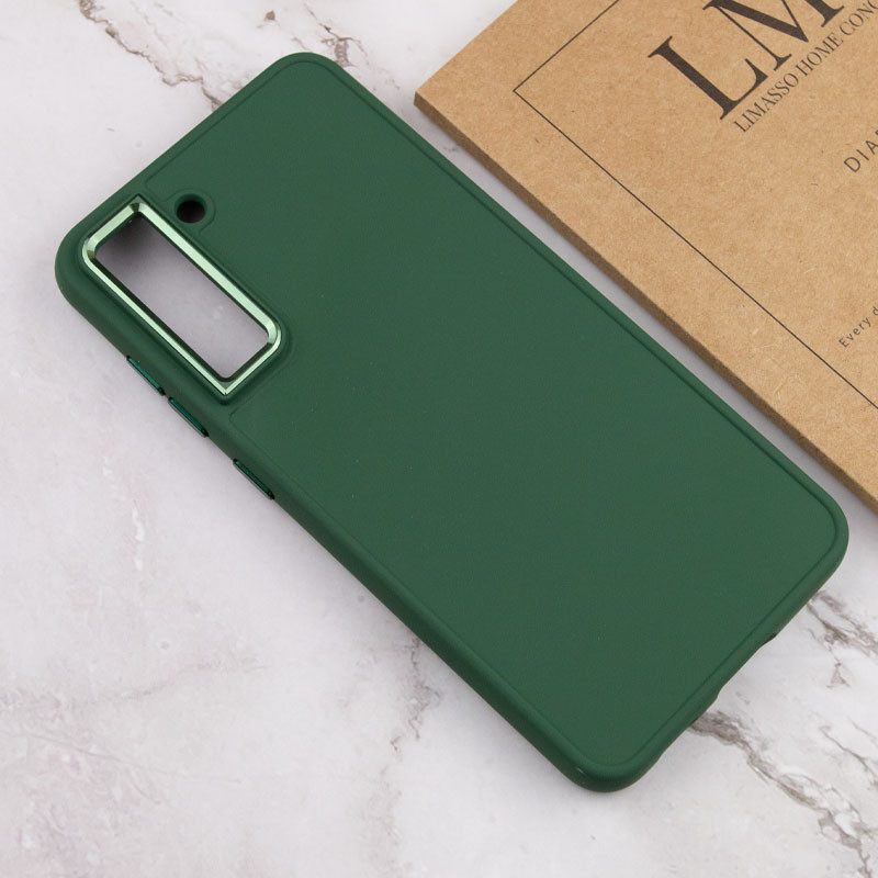 TPU чохол Bonbon Metal Style на Samsung Galaxy S24+ (Зелений / Army green) в магазині vchehle.ua