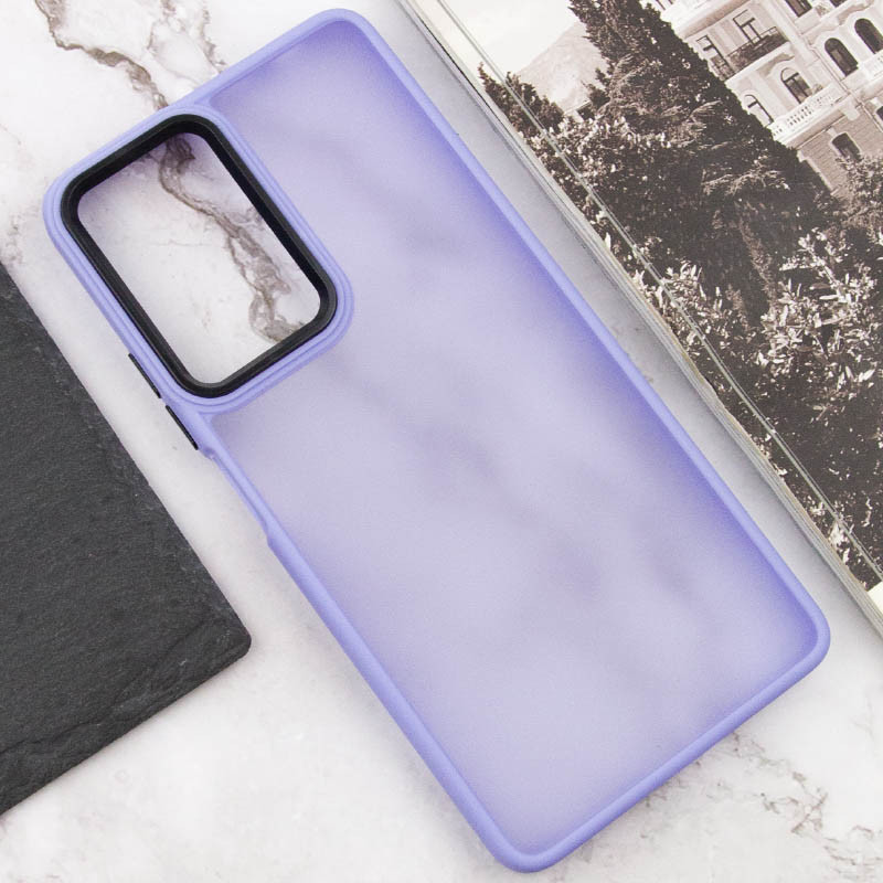 Чехол TPU+PC Lyon Frosted для Xiaomi Redmi 13 4G / Poco M6 4G (Purple) в магазине vchehle.ua