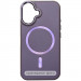 Кожаный чехол SnapCase with Magnetic Safe для Apple iPhone 14 Pro (6.1") (Dark Purple)