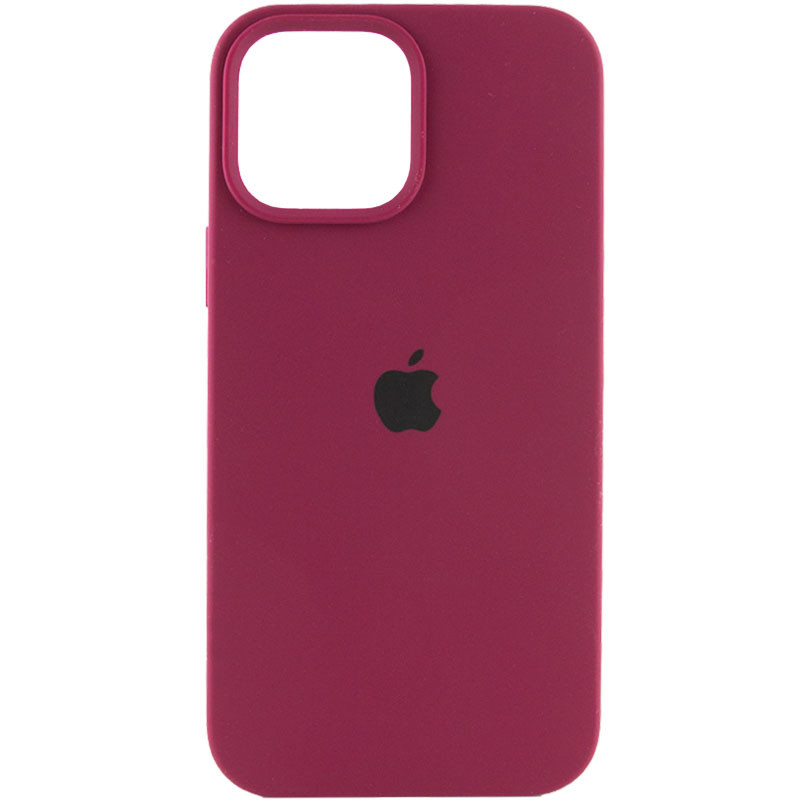 Чохол Silicone Case Full Protective (AA) на Apple iPhone 14 Plus (6.7") (Бордовий / Maroon)