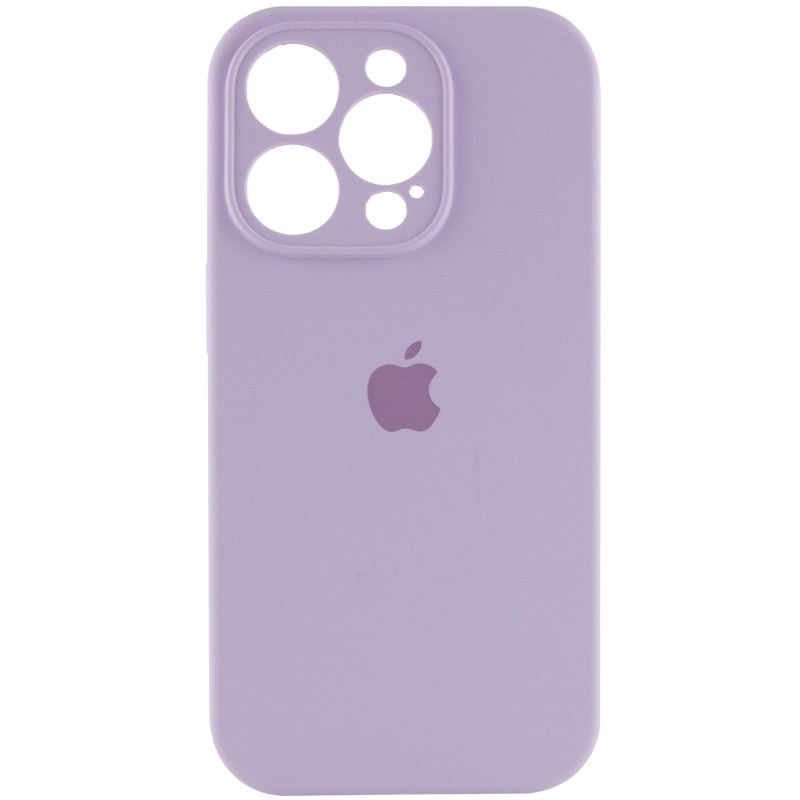 Чохол Silicone Case Full Camera Protective (AA) на Apple iPhone 16 Pro (6.3") (Бузковий / Lilac)