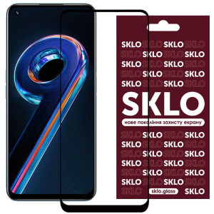 Захисне скло SKLO 3D (full glue) на Realme 9 Pro / 9i / 9 5G / C35 / OnePlus Nord CE 2 Lite 5G