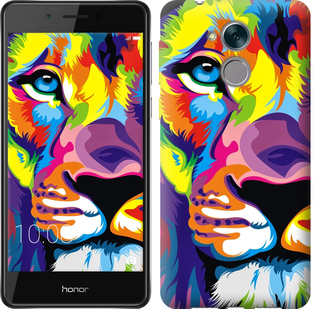 

Чохол Різнобарвний лев на Huawei Honor 6C Pro 639583