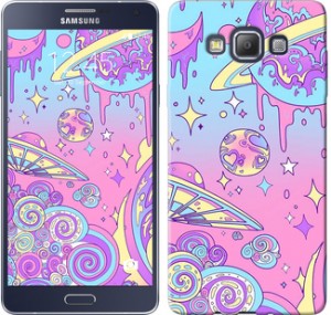 Чехол Розовая галактика для Samsung Galaxy A7 A700H