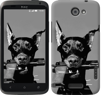 

Чехол Доберман для HTC One X+ 266872