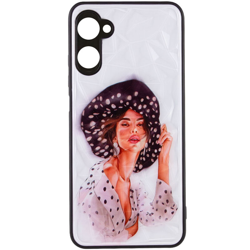 TPU+PC чохол Prisma Ladies на Realme 10 4G (Girl in a hat)