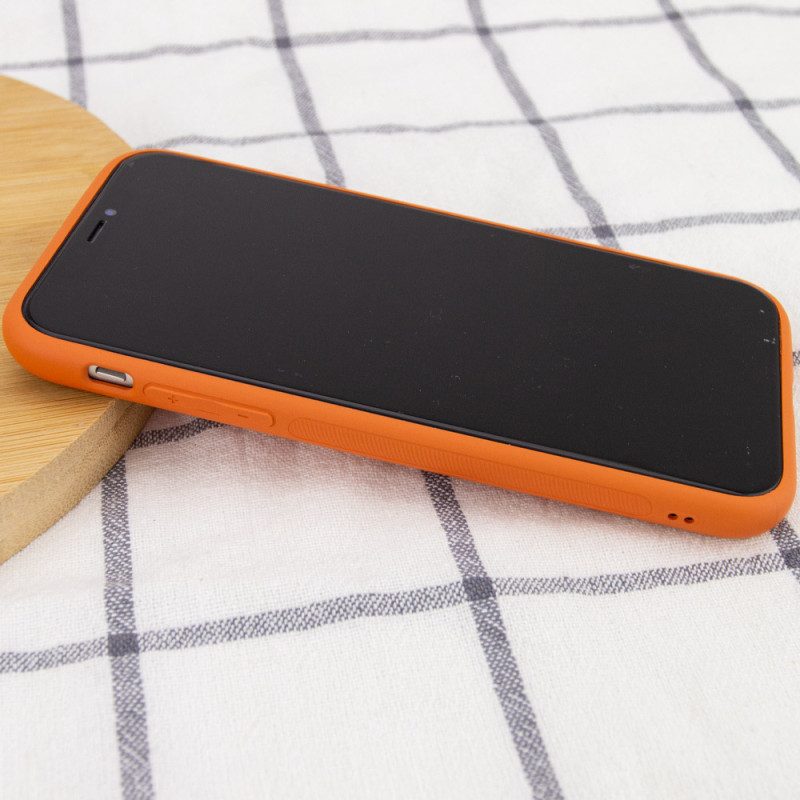 Кожаный чехол Xshield для Apple iPhone 11 (6.1") (Оранжевый / Apricot) в магазине vchehle.ua