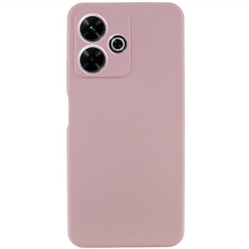 Чохол Silicone Cover Lakshmi Full Camera (AAA) на Xiaomi Redmi Note 14 5G (Рожевий / Pink Sand)