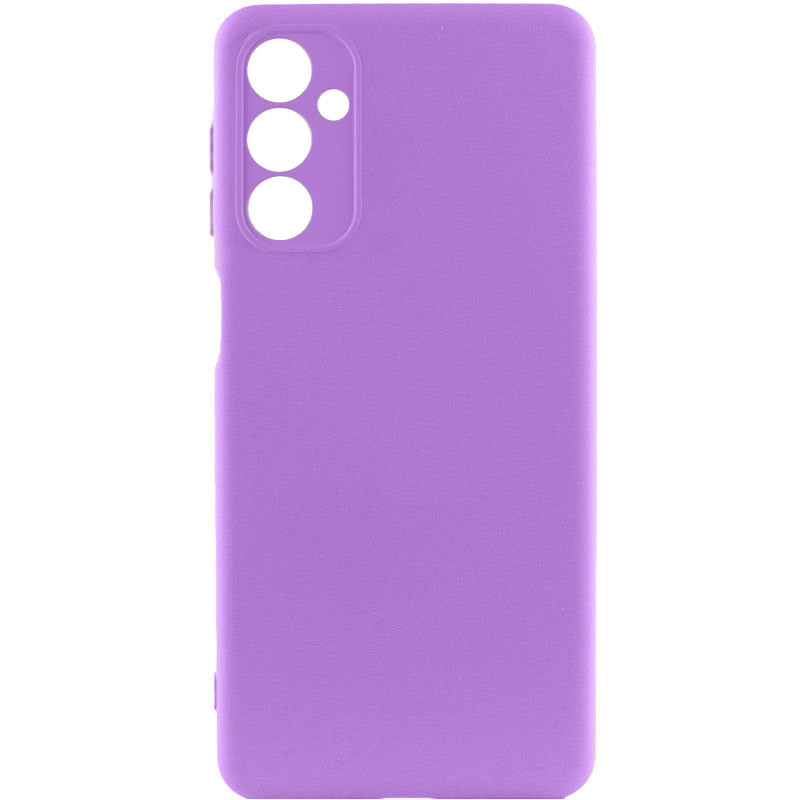 Чехол TPU GETMAN Liquid Silk Full Camera для Samsung Galaxy A26 5G (Фиолетовый / Purple)